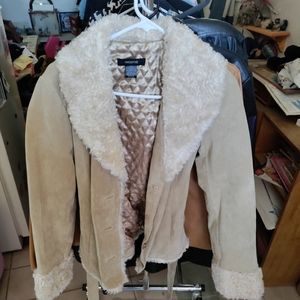 Arden B leather jacket sz